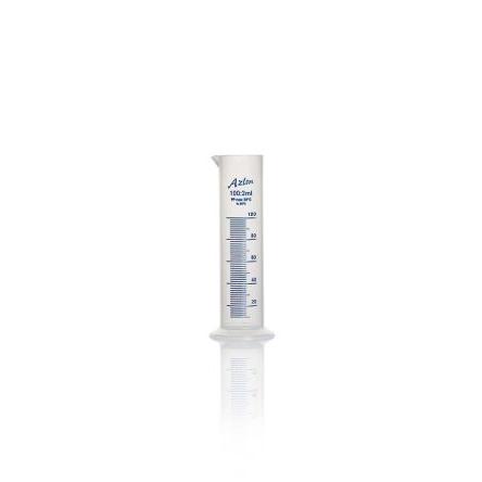 RS PRO Odměrná kádinka, kapacita: 100ml, délka: 163 mm, Polypropylen, průměr: 40 mm