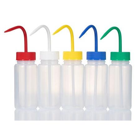 RS PRO Laboratorní láhev, délka: 140 mm, kapacita: 250ml, Polyetylen, typ hrdla: Široký krk, typ láhve: Stříkací láhev