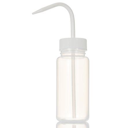 RS PRO Laboratorní láhev, délka: 140 mm, kapacita: 250ml, Polyetylen, typ hrdla: Široký krk, typ láhve: Stříkací láhev