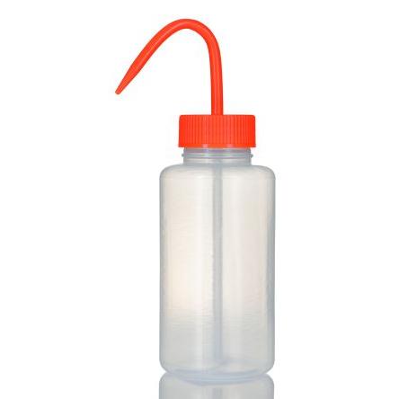 RS PRO Laboratorní láhev, délka: 140 mm, kapacita: 250ml, Polyetylen, typ hrdla: Široký krk, typ láhve: Stříkací láhev