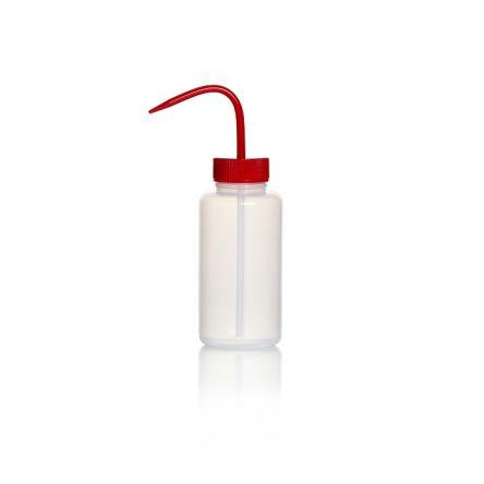 RS PRO Laboratorní láhev, délka: 163 mm, kapacita: 500ml, Polyetylen, typ hrdla: Široký krk, typ láhve: Stříkací láhev