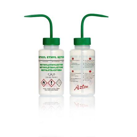 RS PRO Laboratorní láhev, délka: 163 mm, kapacita: 500ml, Polyetylen, typ hrdla: Široký krk, typ láhve: Stříkací láhev