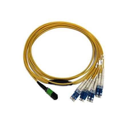 Molex Optický kabel PC, MPO Polymer plášť, B: LC, Žlutá