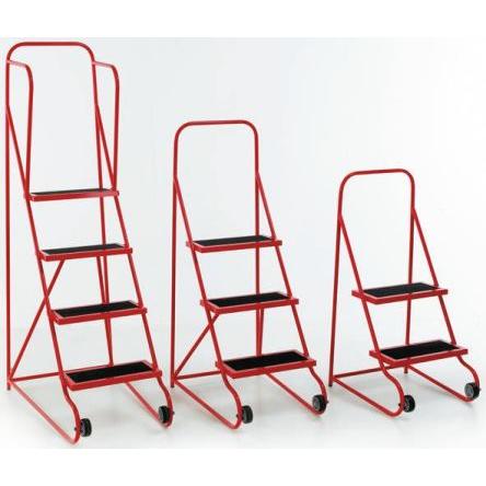 Stupátka 1.3 m 3 příček, Pryž, Ocel RS PRO 0.75m Červená