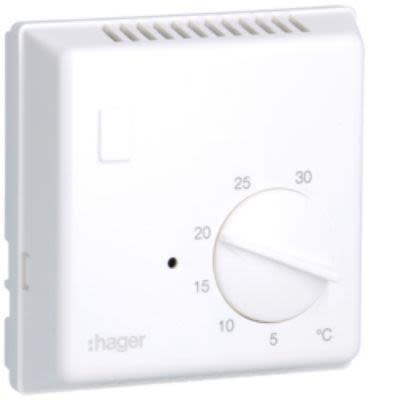 Hager Termostat, 1 NO 10 A 230V 230V