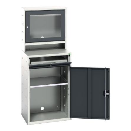 Skříň s přihrádkami 1dveřová 1, Ocel uzamykatelná Stojící na podlaze Bott 550 mm 650mm 550 mm