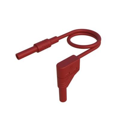 Hirschmann Test & Measurement Vodič zkušebního hrotu 4 mm, Červená 32A, délka kabelů: 1 m, 1000V, Polyvinylchlorid,