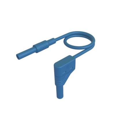 Hirschmann Test & Measurement Vodič zkušebního hrotu 4 mm, Modrá 32A, délka kabelů: 1 m, 1000V, Polyvinylchlorid, úroveň