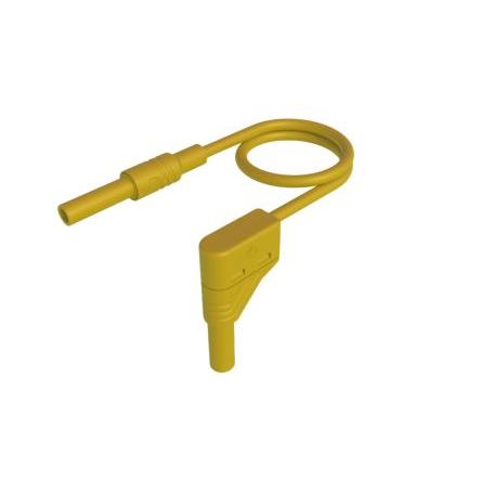 Hirschmann Test & Measurement Vodič zkušebního hrotu 4 mm, Žlutá 32A, délka kabelů: 1 m, 1000V, Polyvinylchlorid, úroveň