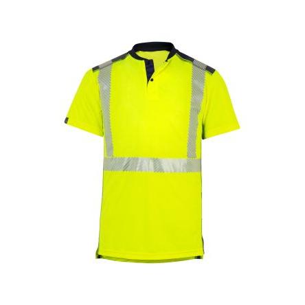 T2S Takamaka Oranžová Unisex Reflexní tričko s límečkem L