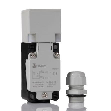 RS PRO Indukční bezdotykový snímač Blok 300mA IP67 2vodičové 20 Hz 20 mm 250 V ac 250 V dc