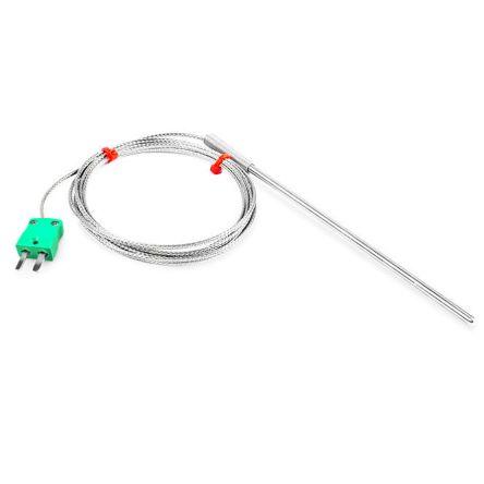 Termočlánek pro vysoké zatížení 1 m kabel typ K Nerezová ocel 150 mm sonda, -60 °C 4.5 mm na 350 °C IEC, RoHS Compliant