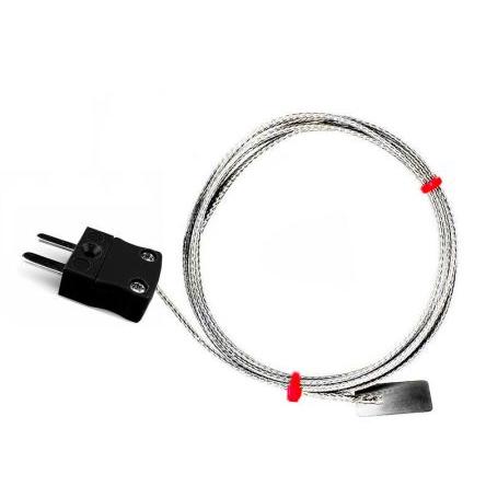 Listový termočlánek 2 m kabel typ J Nerezová ocel 2 m sonda, 0 °C 13 mm na 350 °C RoHS Compliant, IEC RS PRO