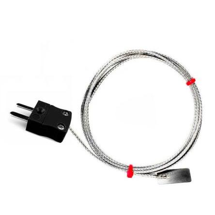 Listový termočlánek 1 m kabel typ J Nerezová ocel 1 m sonda, 0 °C 13 mm na 350 °C RoHS Compliant, IEC RS PRO