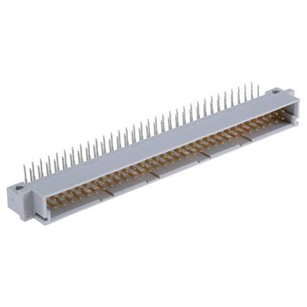 Amphenol ICC Konektor DIN 41612, řada: DIN 41612, orientace těla: Pravý úhel, rozteč: 2.54 mm, počet kontaktů: 64, počet