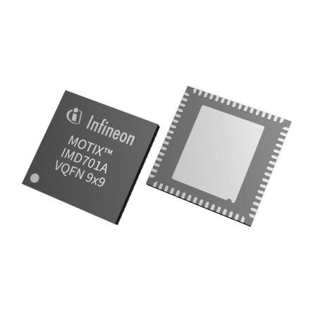 Infineon Modul budiče hradla IMD701AQ064X128AAXUMA1 Budič hradla, počet kolíků: 64 kolíkový 60V, PG-VQFN-64