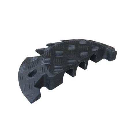 Kryt kabelu délka 250 mm x šířka 500mm barva Černá RS PRO Pryž