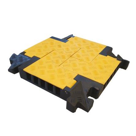 Kryt kabelu 34 mm (vnitřní prům.) délka 500 mm x šířka 500mm barva Žlutá, Černá RS PRO Pryž