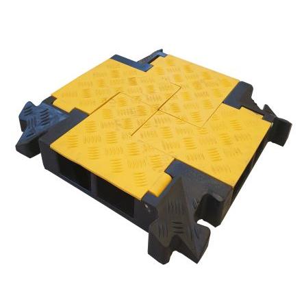 Kryt kabelu délka 250 mm x šířka 250mm barva Černá, Žlutá RS PRO Pryž