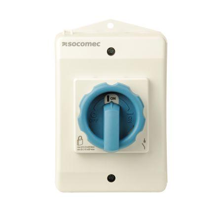 Socomec Odpínač 3pólový Lišta DIN, Rychlé připojení, Nástěnná IP65 1600A, 20 A 23 kW