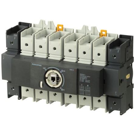 Socomec Přepínač 3pólový Nástěnná, Rychlé připojení, Lišta DIN IP65 1600A, 20 A 23 kW
