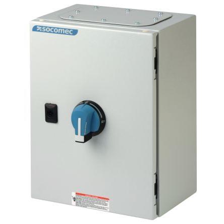 Socomec Přepínač, rozsah: 4214 3pólový Lišta DIN, Rychlé připojení, Nástěnná IP65 1600A, 20 A 23 kW
