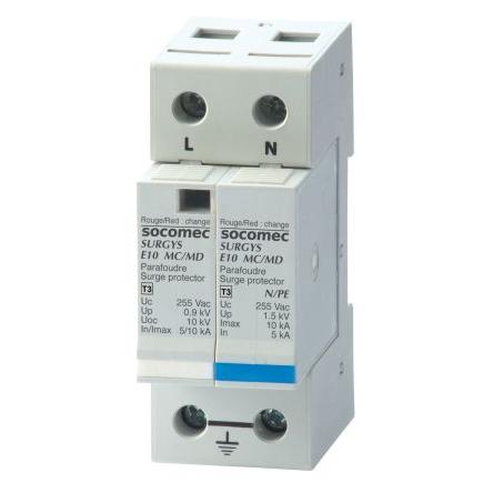Socomec Svodič přepětí, rozsah: SURGYS 1.5 kV Lišta DIN, rozsah: E10
