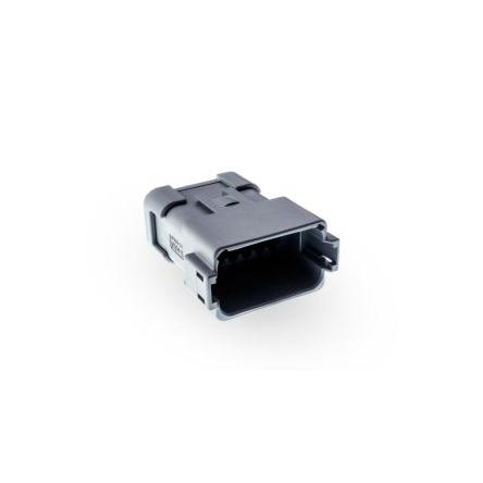 ITT Cannon Automobilový konektor, počet kontaktů: 12 barva Šedá, Vnitřní, Spona, řada: IT Vodič, IP67, IP68, IP6K9K,