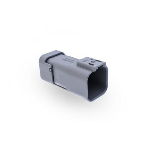 ITT Cannon Automobilový konektor, počet kontaktů: 4 barva Šedá, Vnitřní, Spona, řada: IT Vodič, IP6K9K, IP68, IP67,