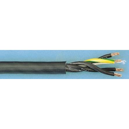 Igus Napájecí kabel, řada: chainflex CF30 4žilový 20 m Termoplastický elastomer plášť, Černá, vnější průměr: 12 mm OD,