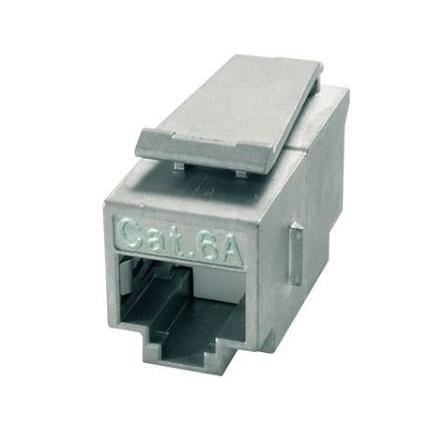 Spojka Ethernetu, řada: Keystone, počet portů: 1portový Stíněné RJ12, RJ11, RJ45 Cat6a, Spojka Ethernetu Telegartner