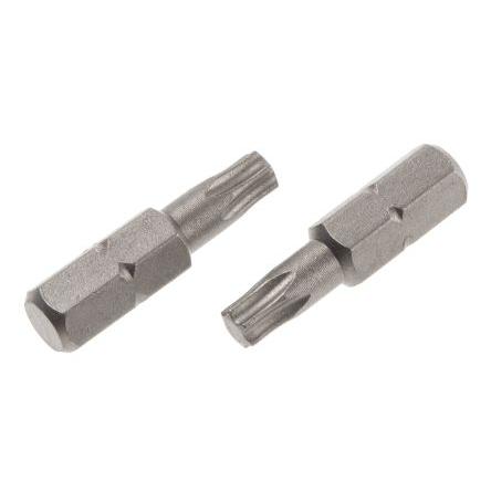 RS PRO Bit šroubováku, Chrom-vanadová ocel, Šestihran, 6.35 mm, T25, celková délka: 25 mm, počet kusů: 1