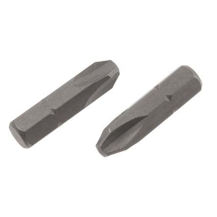 RS PRO Bit šroubováku, Chrom-vanadová ocel, Křížový, PH3, PH3, celková délka: 25 mm, počet kusů: 1