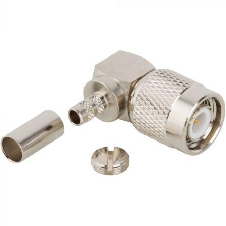 Amphenol RF Konektor RF Vnější, orientace těla: Pravý úhel, Kabel Konektor TNC Přepážka Krimpovací, typ kabelu: