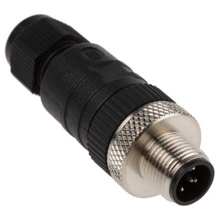 Kulatý konektor, počet kontaktů: 5, Kabel, Kabel, velikost: M12 Lumberg Automation, pohlaví kontaktu: Vnější, orientace