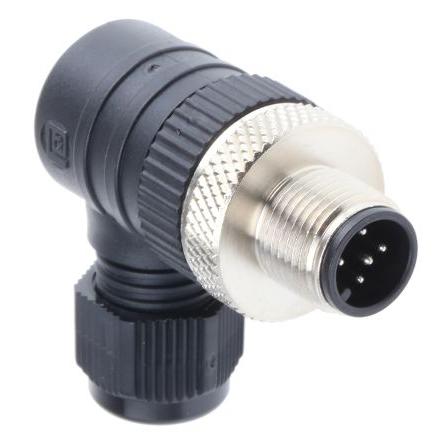 Kulatý konektor, počet kontaktů: 5, Kabel, Kabel, velikost: M12 Lumberg Automation, pohlaví kontaktu: Vnější, orientace