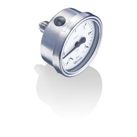 Tlakoměr 18 palcový NPT, Typ G MEX3-F20.B16 63 mm G 1/4 Nerezová ocel 304, 70 °C 1.6 bar 0 bar Bourdon