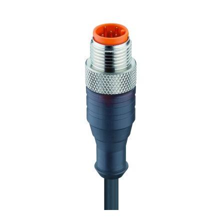 Kabel ovladače snímače, A: Vnější, A: Rovný 5, B: Volný konec, 60V 4, IP65, IP67, IP68, IP69K Lumberg Automation 2 m