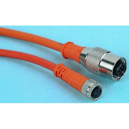 Kabel ovladače snímače, A: Vnitřní, A: Rovný 5, B: Bez koncovky, 50 V ac, 60V dc, IP65, IP67, IP68, IP69 Lumberg