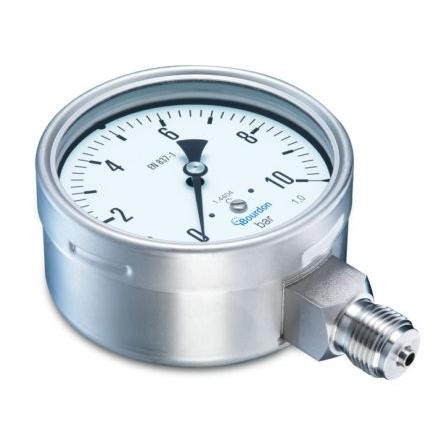 Tlakoměr NPT MEX5-D30.B81 100 mm G 1/2, 200 °C 15 bar -1 bar Bourdon