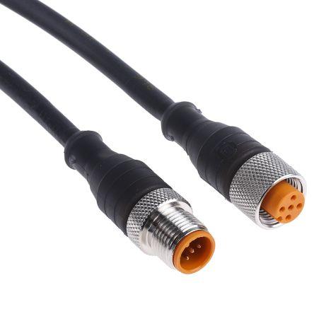 Kabel ovladače snímače, A: Vnější, A: Rovný 5, B: Přímý, B: Vnitřní, 60V 34, IP65, IP67, IP68, IP69K, řada: RST-RKWT/LED