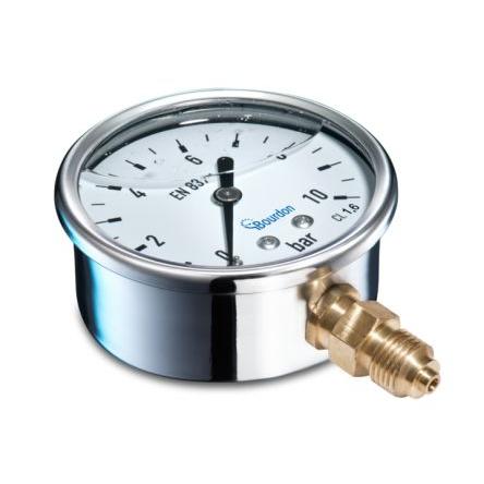 Tlakoměr Se závitem MIT3-D22.B39 63 mm G 1/4 Nerezová ocel 304, 70 °C 600 bar 0 bar Bourdon