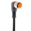 Kabel ovladače snímače, A: Vnitřní, A: Pravoúhlý 5, B: Volný konec, 50 V ac, 60V dc, IP67, IP65, IP69K, IP68, řada: RKWT