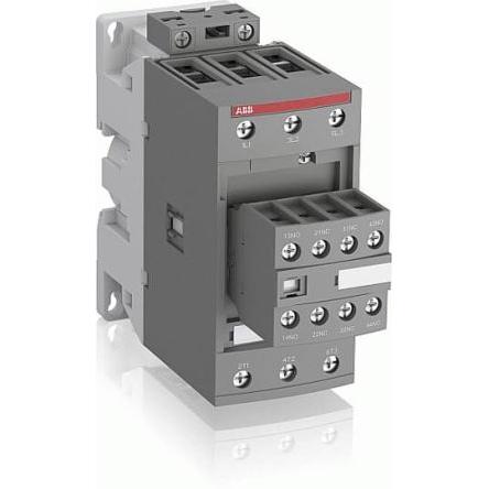 ABB 2 NO, 2 NC Stykač napětí ve vinutí 100V, 250 V 3pólový 100 A 690V 30 kW s 5 NO, 2 NC kontakty 100V, 250 V Řídicí