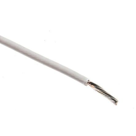 Vodič do vysokých teplot, řada: FlexLite, prameny vodičů: 19/0.32 mm, Bílá 100 m TE Connectivity