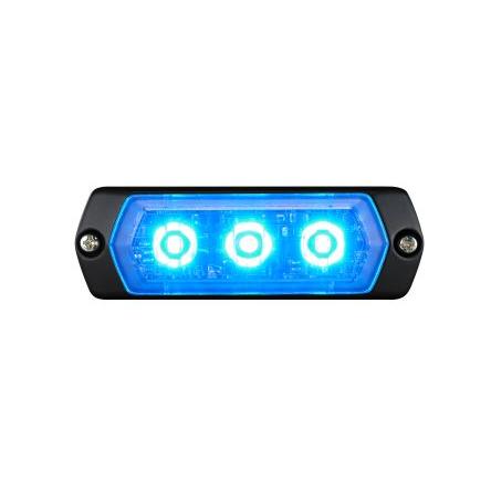 Patlite Výstražné světlo, řada: 1M1 Více barva Modrá 24V LED Vnitřní/venkovní 1.2A RoHS IP68