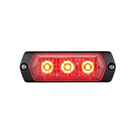 Patlite Výstražné světlo LED, řada: 1M1 Více barva Červená 24V LED Povrchová montáž 1.1A No IP68