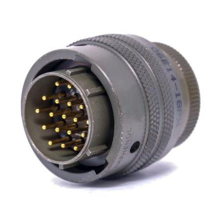 Amphenol Industrial Kulatý konektor, řada: PT, materiál kontaktu: Slitina mědi, orientace těla: Rovný, počet kontaktů: