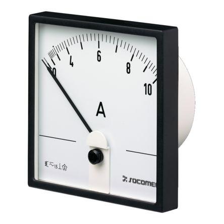 Analogový panelový ampérmetr 192C3308, řada: 192C 250 A, výška výřezu: 72 mm St., šířka výřezu: 72 mm Socomec