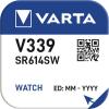 Baterie Varta 339 hodin.